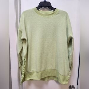 aerie Pale Lime Crewneck Sweater